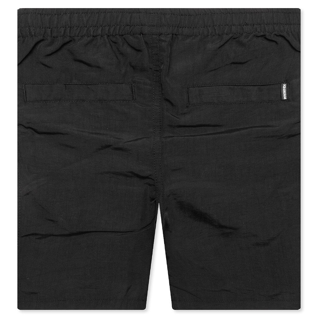 Kids Game Over Shorts - Black