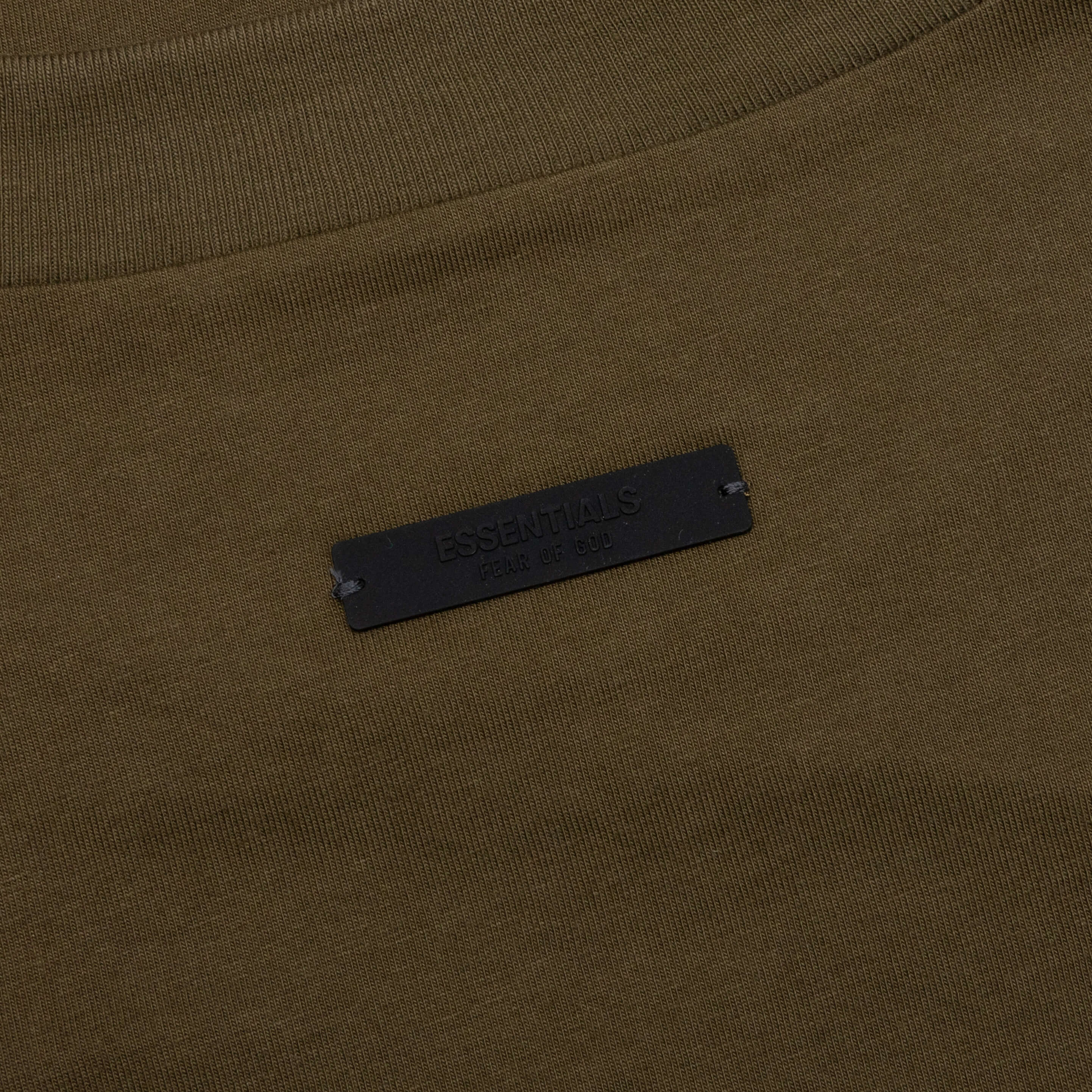 Jersey Crewneck Tee - Olive