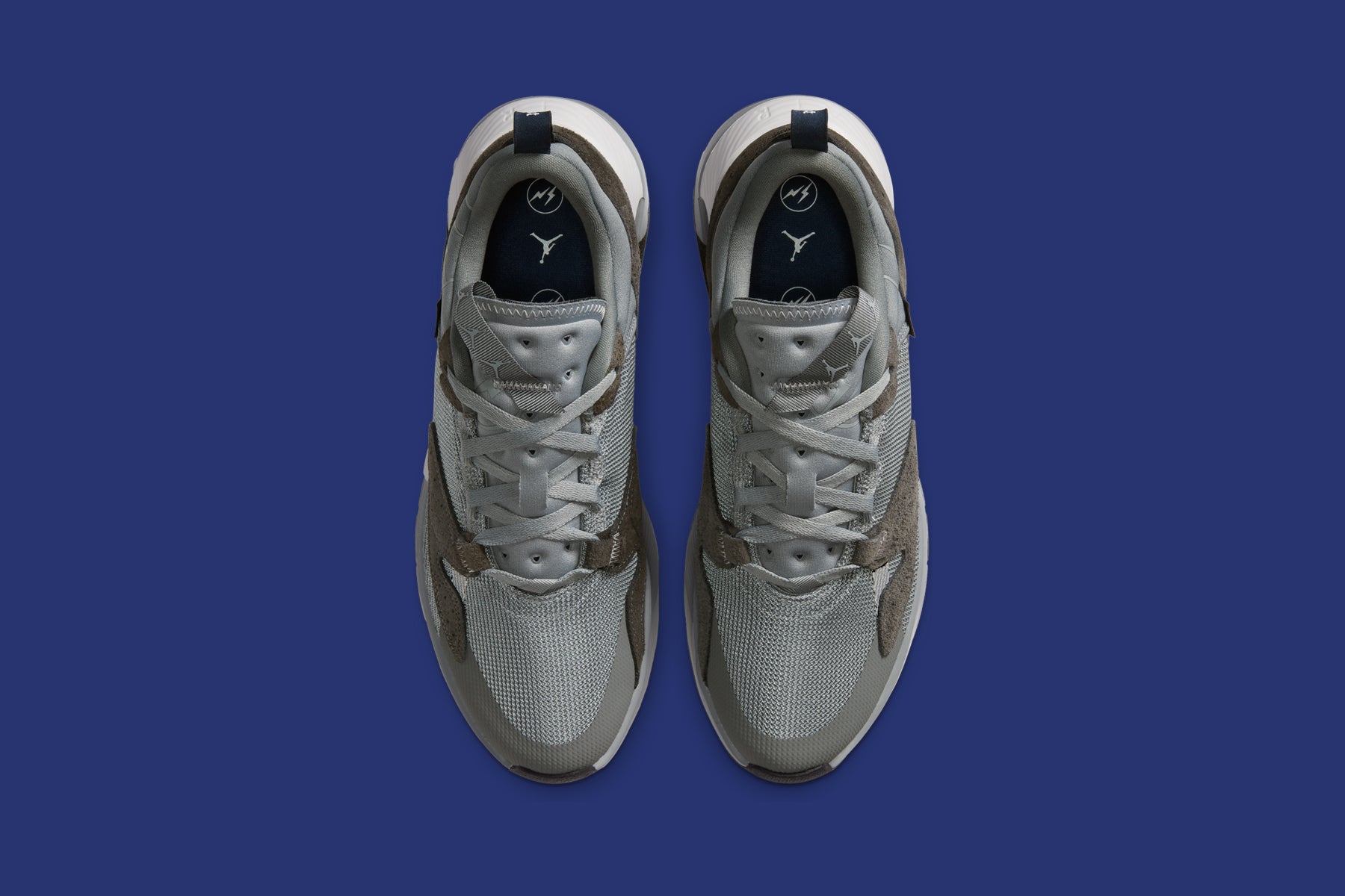 jordan air cadence x fragment particle grey