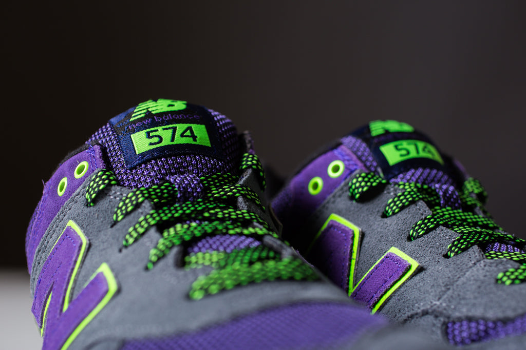 new balance 574 grey purple green