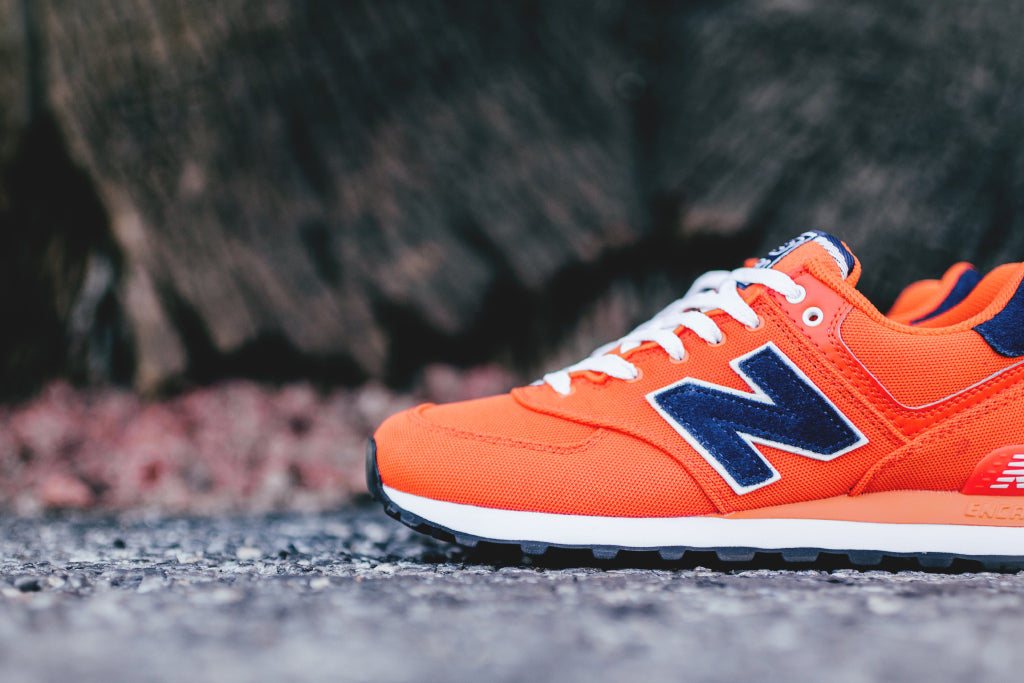 new balance 574 pique polo red