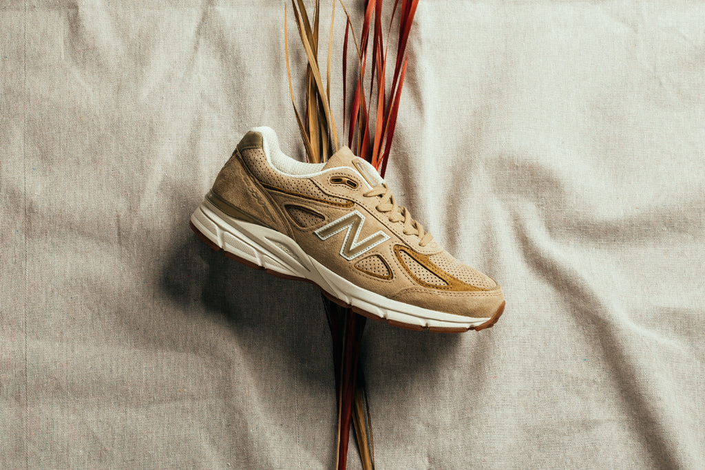 Tan New Balance 990v4 Made in the USA 