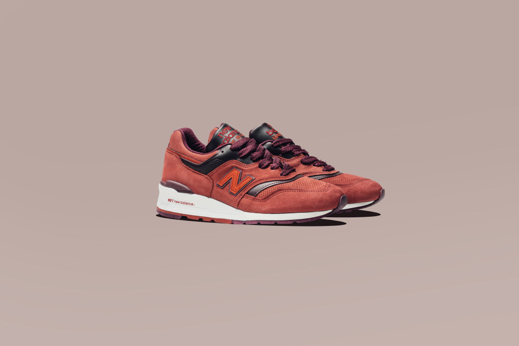new balance 997 red clay