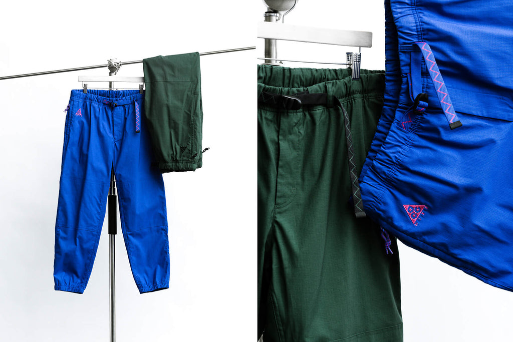 nike acg trail pant blue