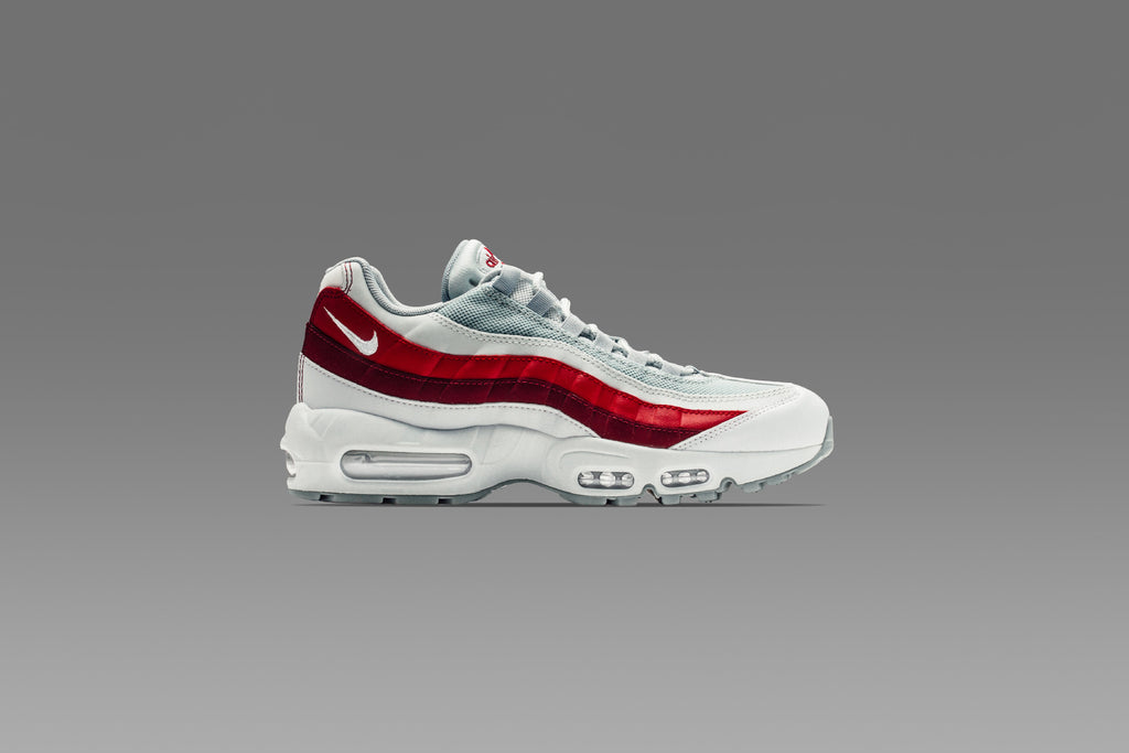 nike air max 95 wolf grey red