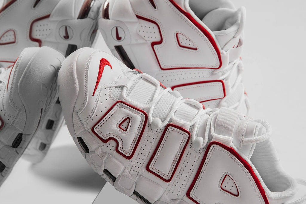 Nike Air More Uptempo 96 White Varsity Red Coming Soon Feature