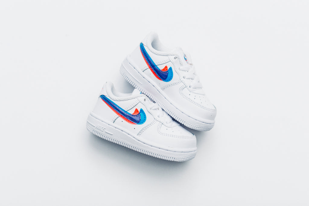 air force 1 ps trainers white blue hero bright crimson lv8