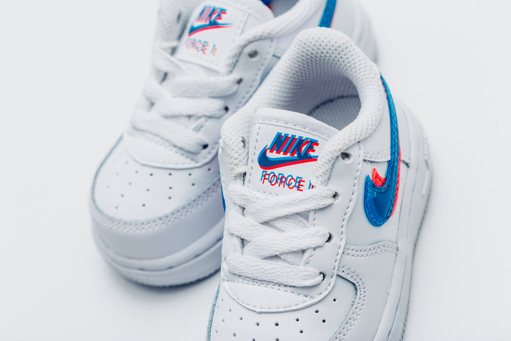 air force 1 ps trainers white blue hero bright crimson lv8