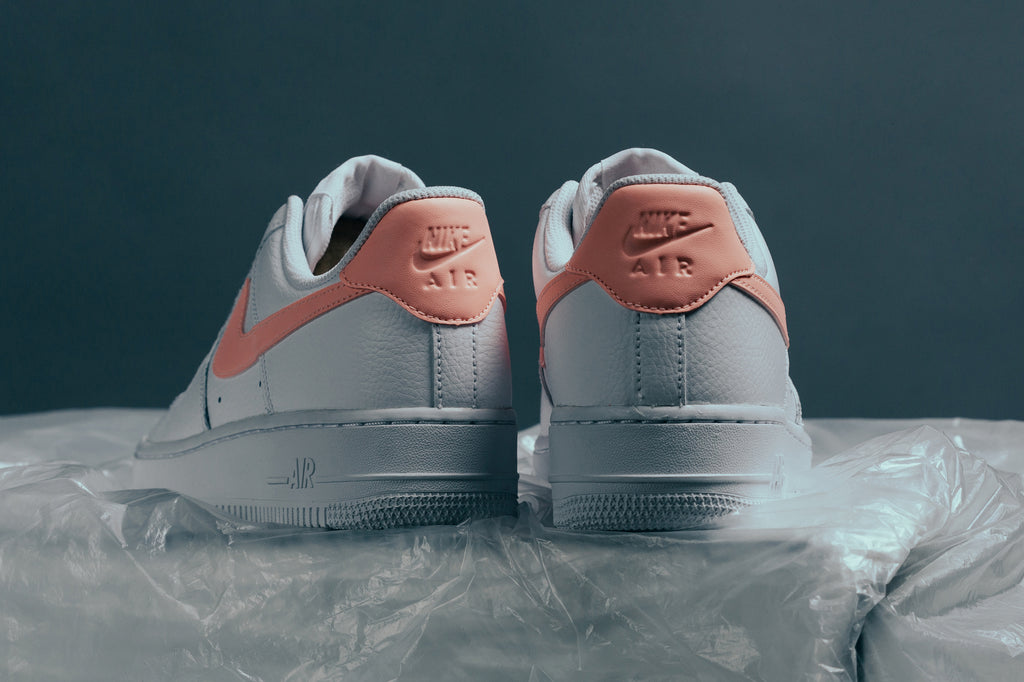 nike air force 1 womens pink and white