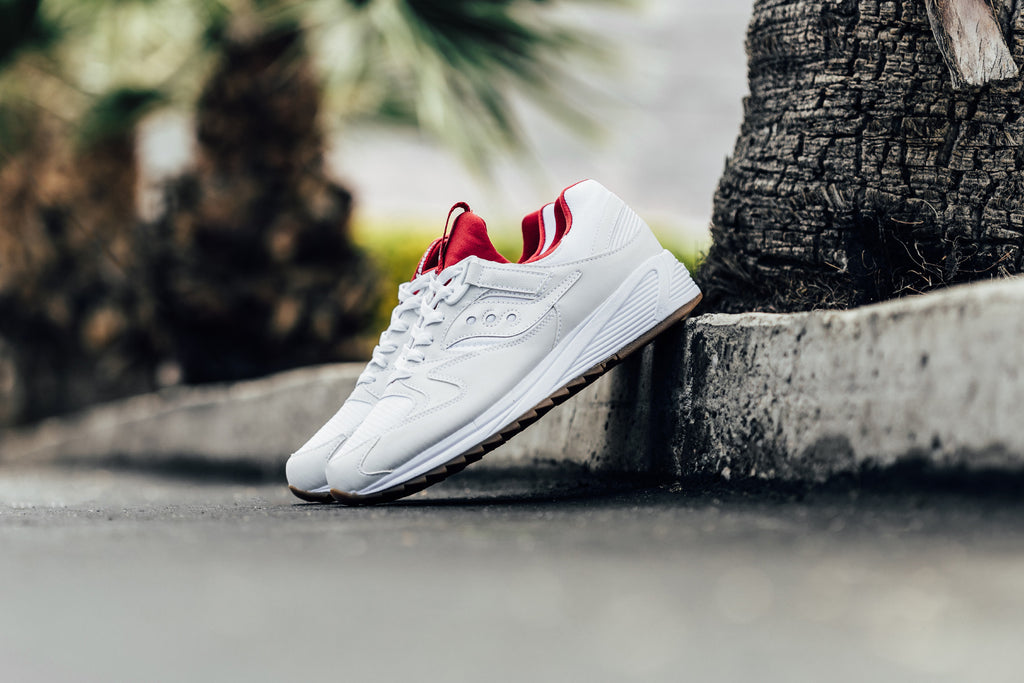 saucony grid 8500 white red