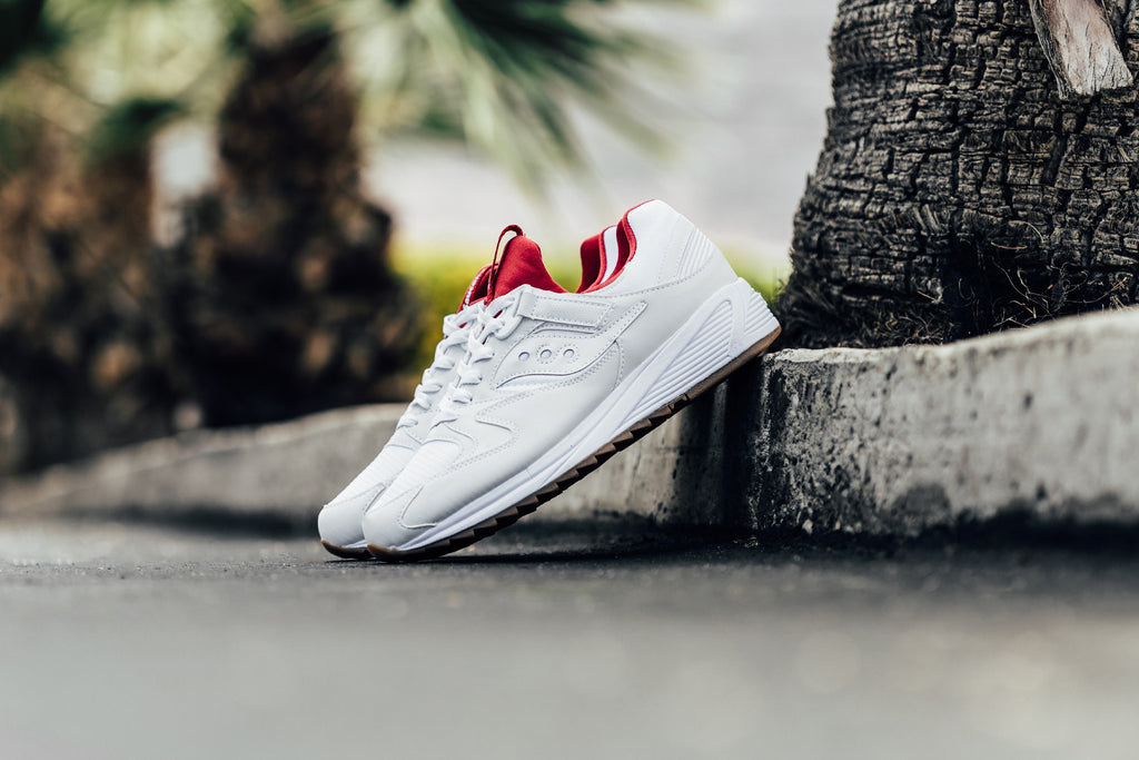 saucony grid 9000 red white gum