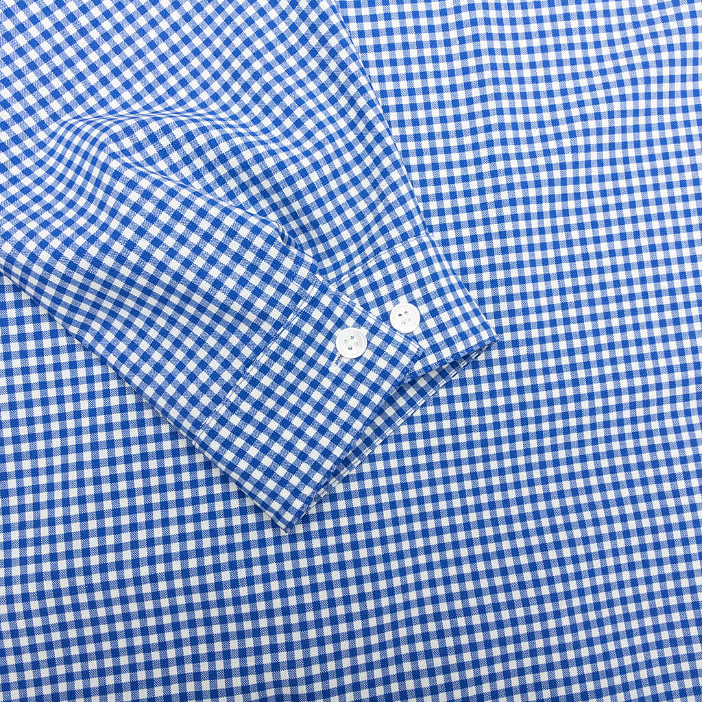 Checked Wool Shirt - Blue/White