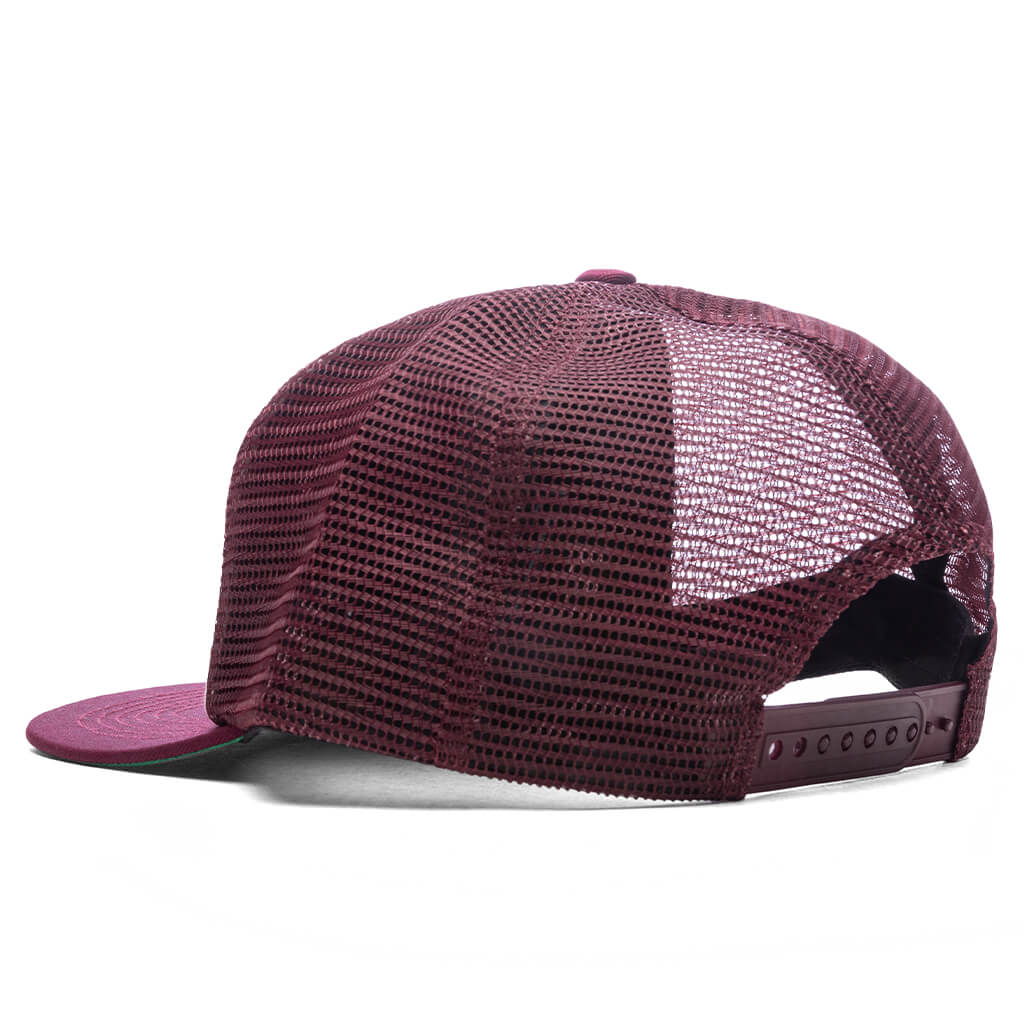 Special-Blend Trucker Hat - Maroon/Off-White