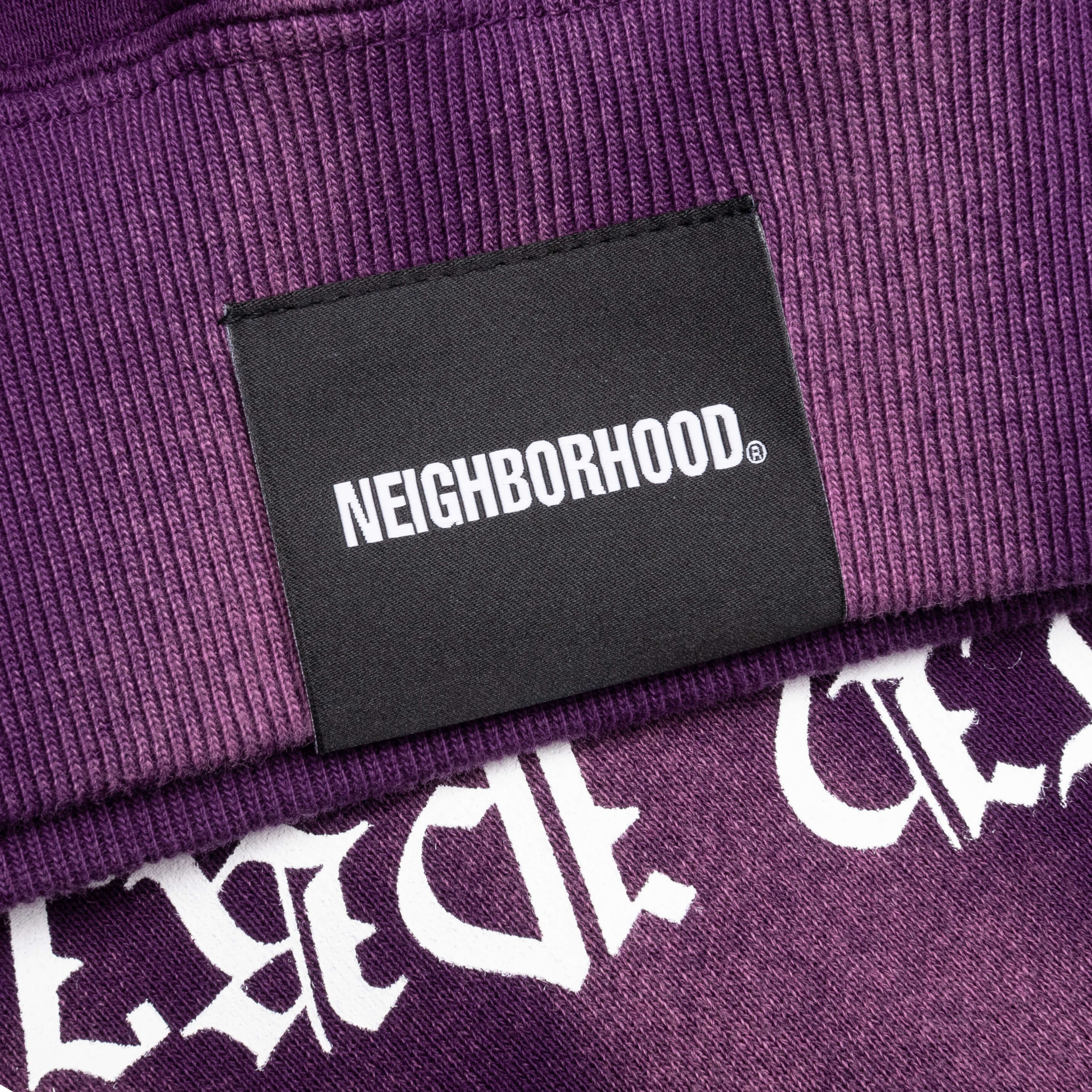 Tie Dye Sweat L/S Shirt - Purple