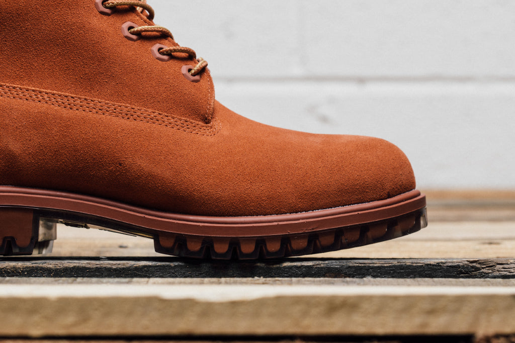 rust color timberlands