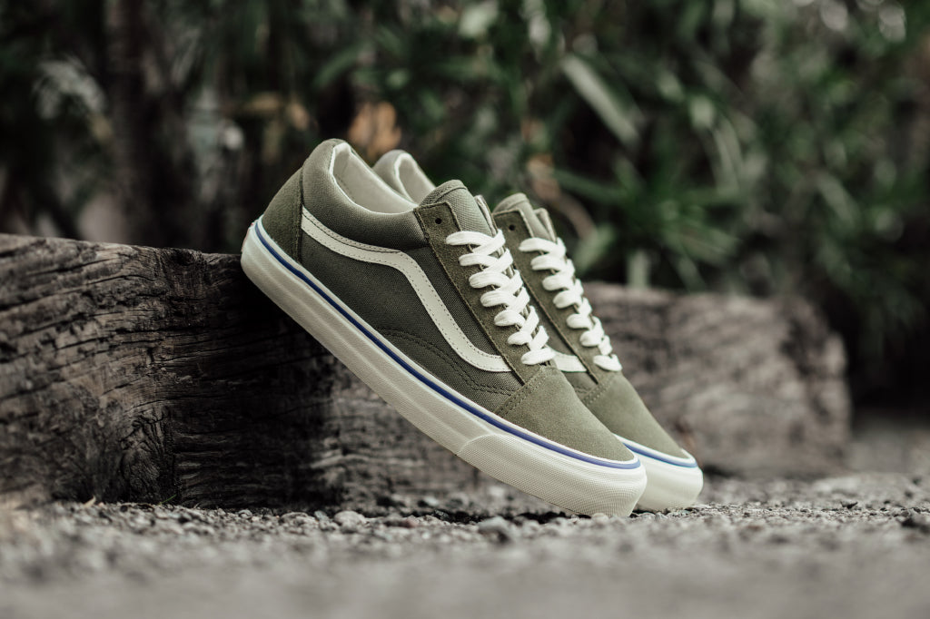 vans suede old skool dusty olive