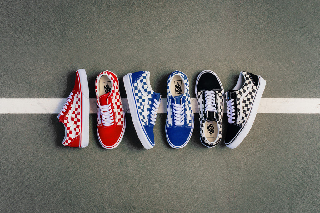 red checkered old skool vans outfits