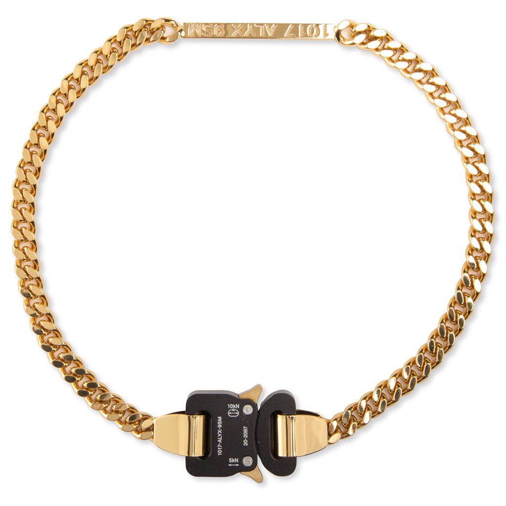 1017 ALYX 9SM Buckle Necklace - Gold Shiny – Feature