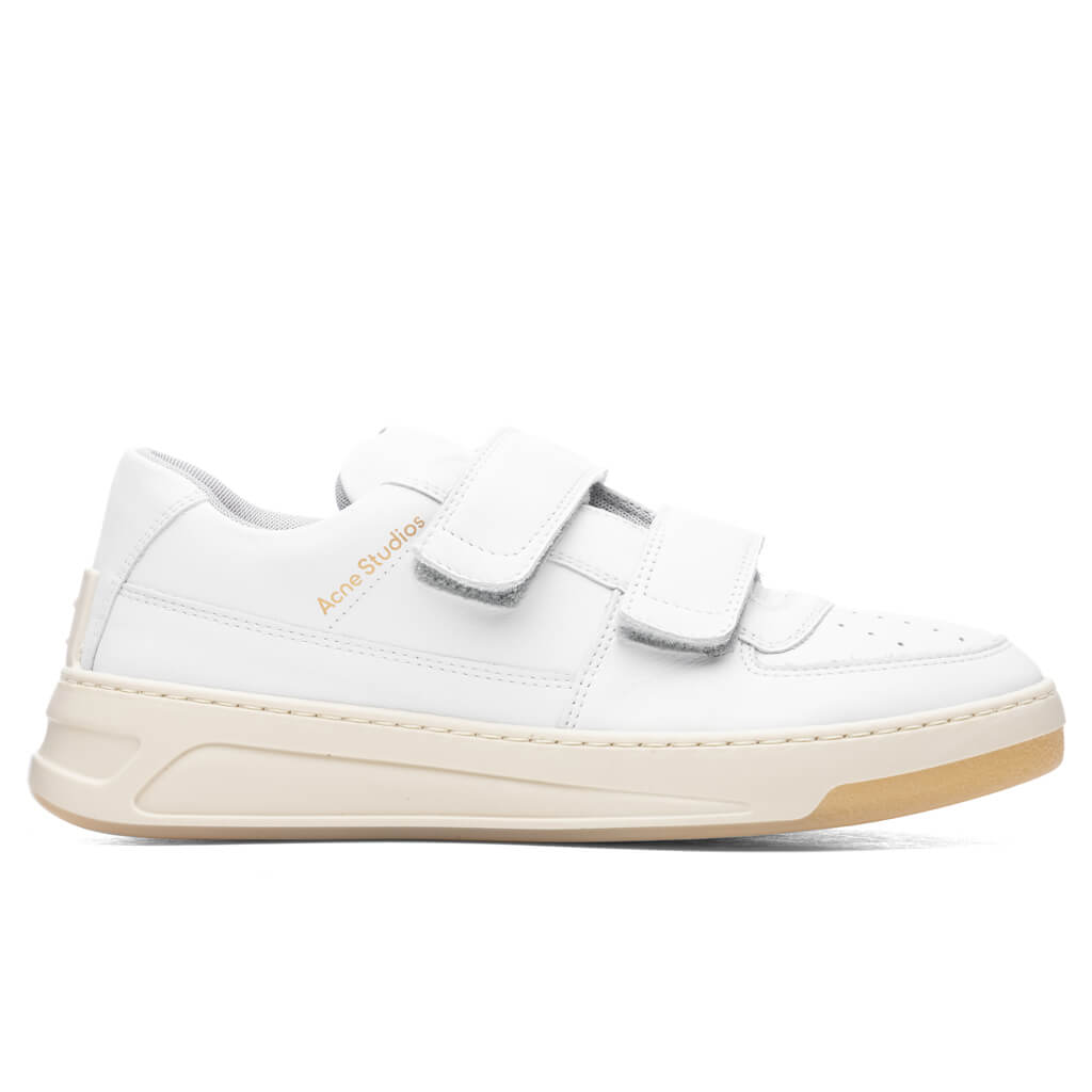 Acne Studios Perey Velcro Strap Sneakers - White – Feature