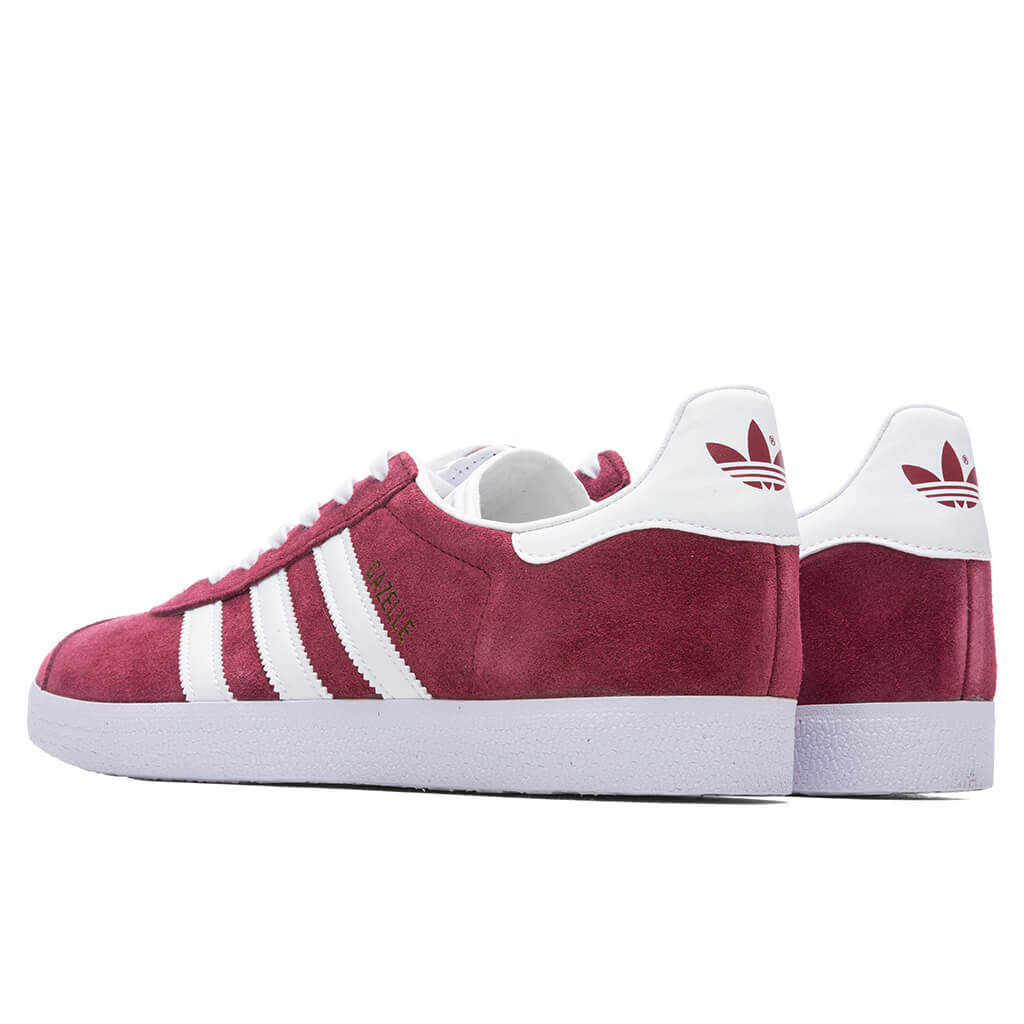 adidas gazelle burgundy