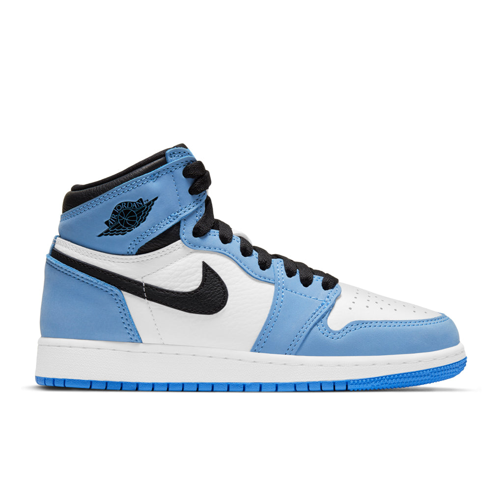 Air Jordan 1 Retro High Og Gs University Blue White Black Feature