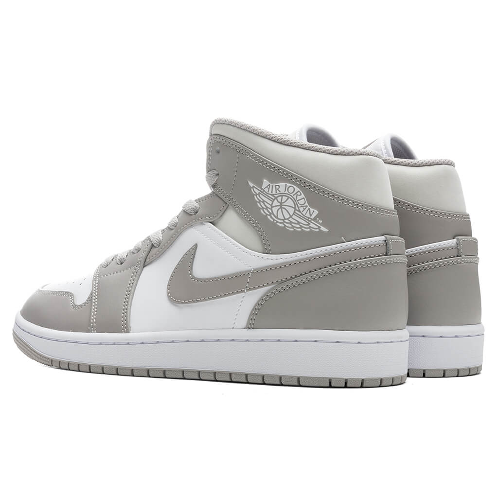 Air Jordan 1 Mid - College Grey/Light Bone/White – Feature