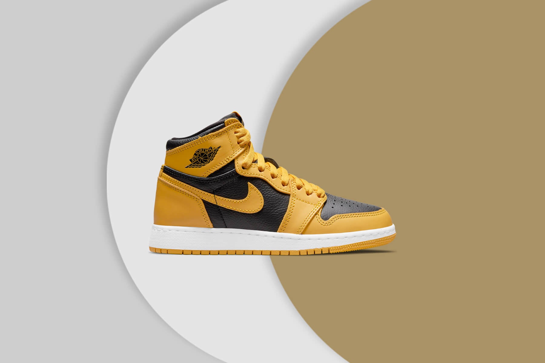 Air Jordan 1 Retro High OG 'Pollen' (GS) - Yellow/Black – Feature