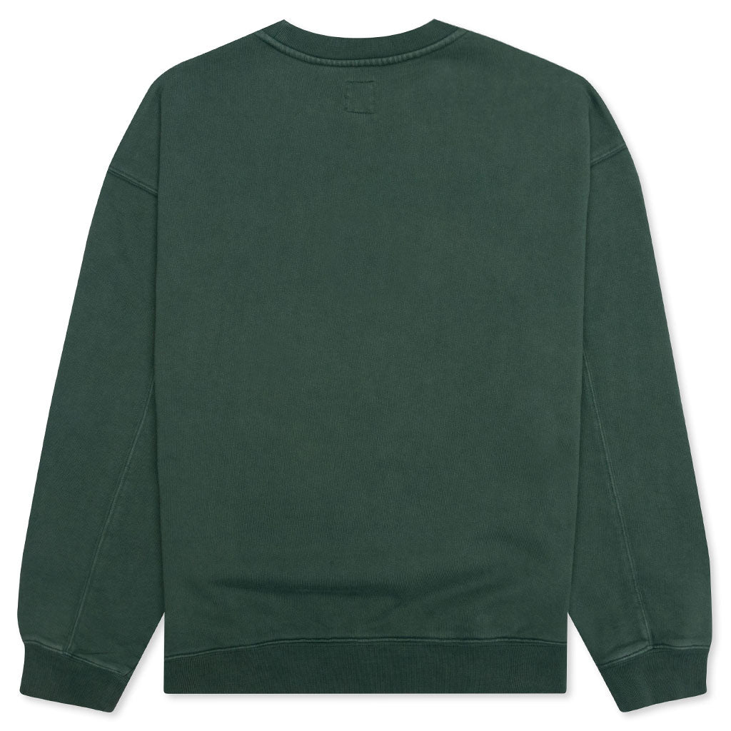 Brain Dead Tutorials Crewneck Sweatshirt - Green – Feature