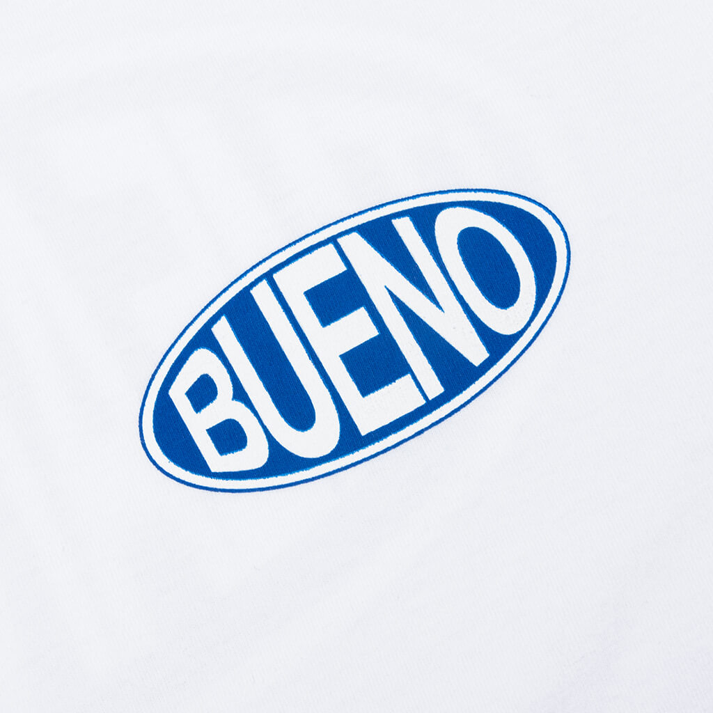 Bueno Rounded Logo Tee - White