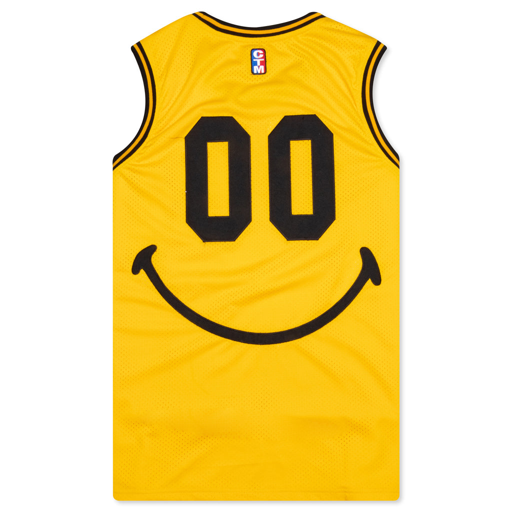 yellow basketball jersey