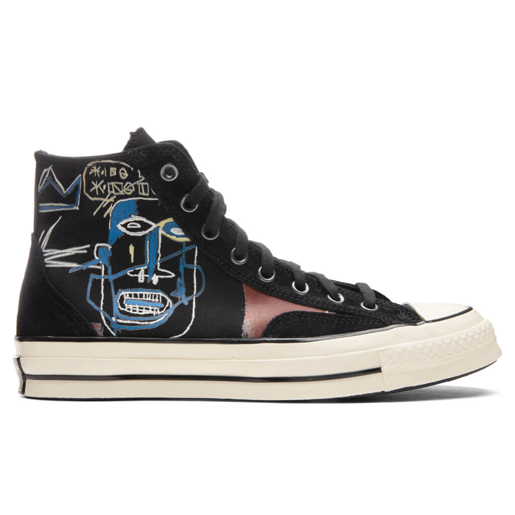 Converse x Jean-Michel Basquiat Chuck 70 Hi - Black/Multi/Egret – Feature