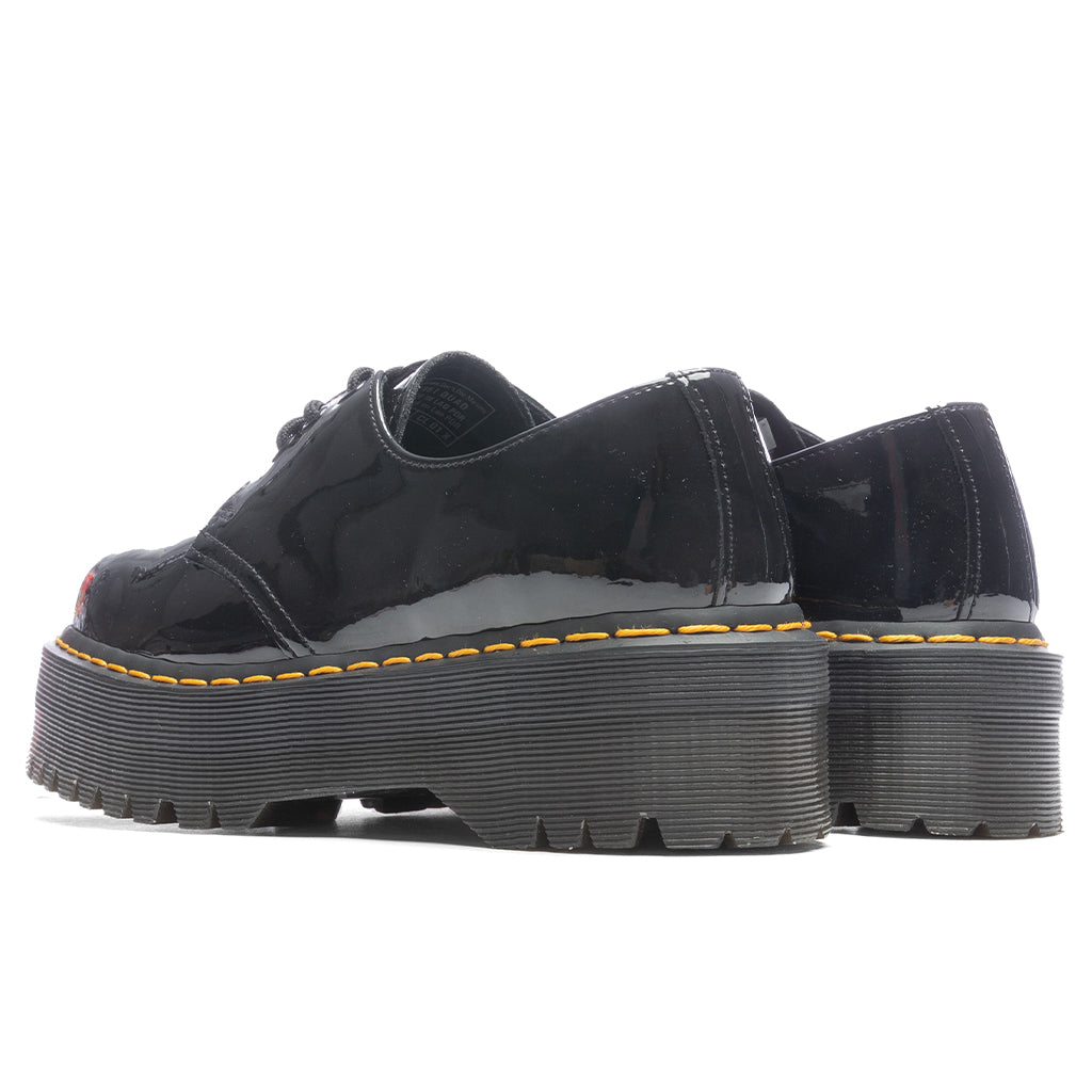 1461 Quad Smooth Leather Platform Shoes - Black Patent Lamper – Feature