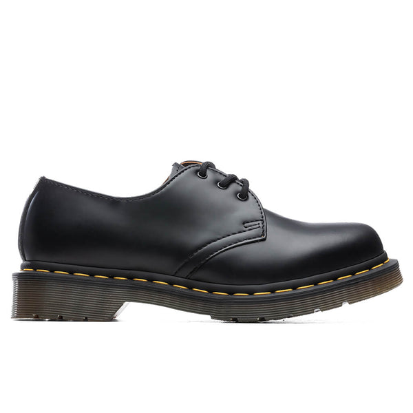 Dr. Martens Oxford en cuir lisse 1461 pour femme - Noir -. Feature