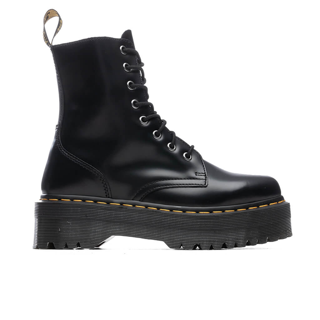 Dr. Martens Women's Jadon Smooth Leather Platform Boots - Black – Feature