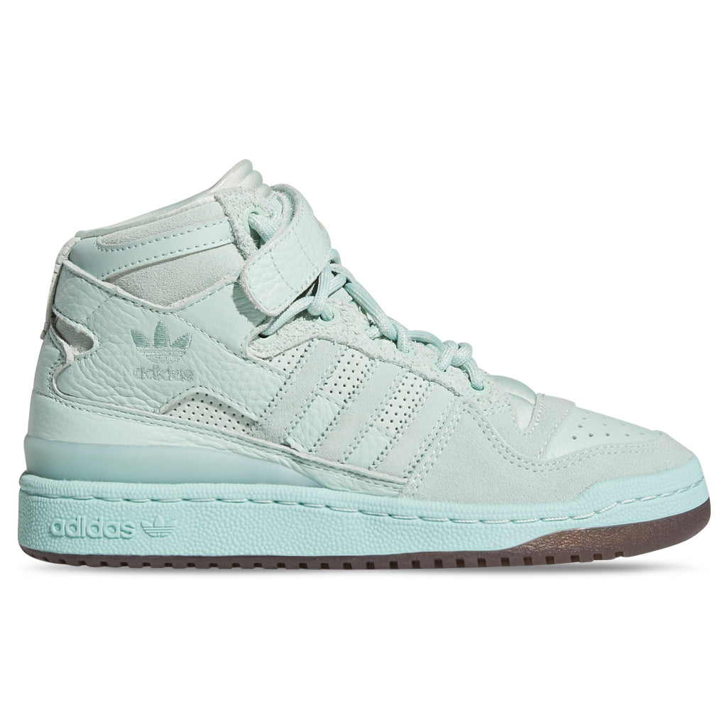 adidas forum mid white green