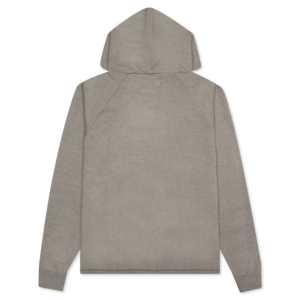 Essentials Knit Hoodie - Dark Oatmeal – Feature