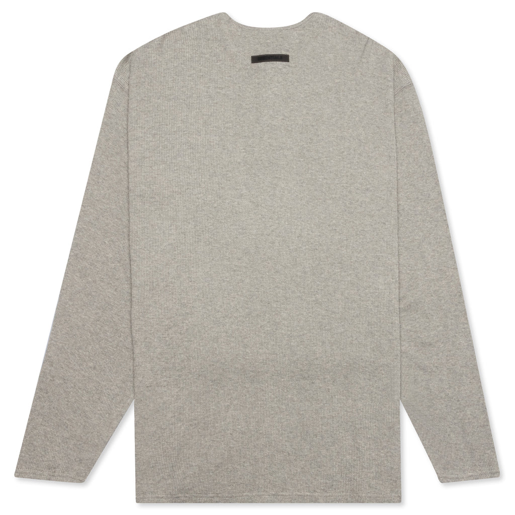 Fear of God Essentials L/S Thermal Henley - Heather – Feature