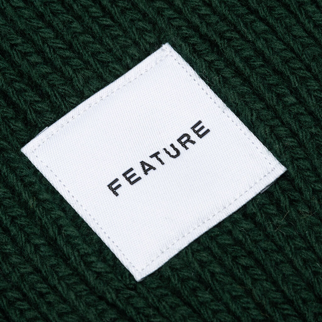 Feature Oversized Beanie - Forest