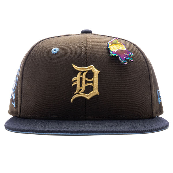 New Era Men's New Era Pink Detroit Tigers Sky Aqua Undervisor