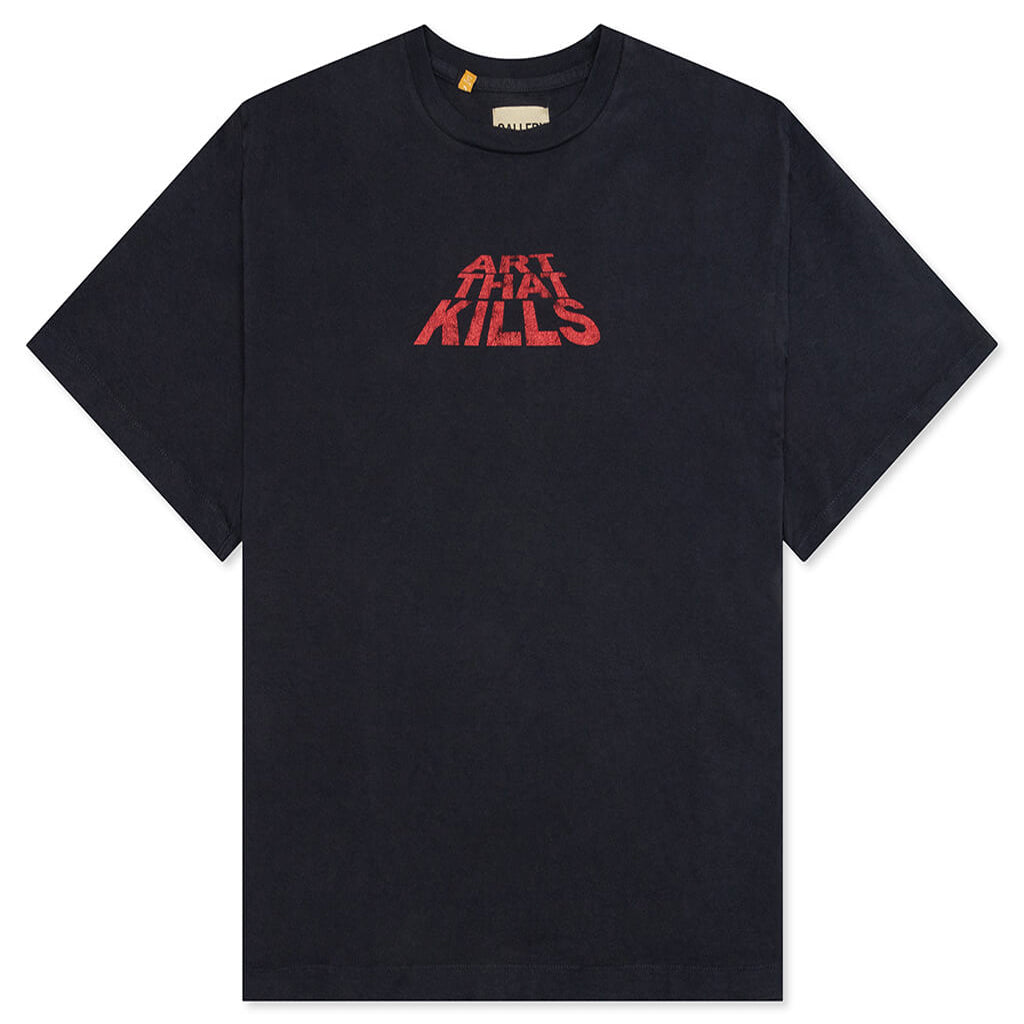 Gallery Dept. Art That Kills Stack Logo Tee - Washed Black – Feature