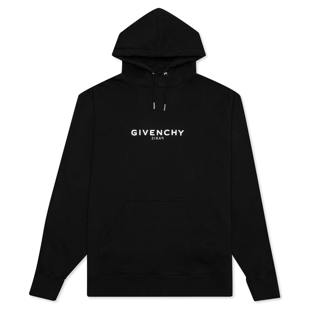 Givenchy Classic Fit Hoodie w/ Reverse Print - Black – Feature