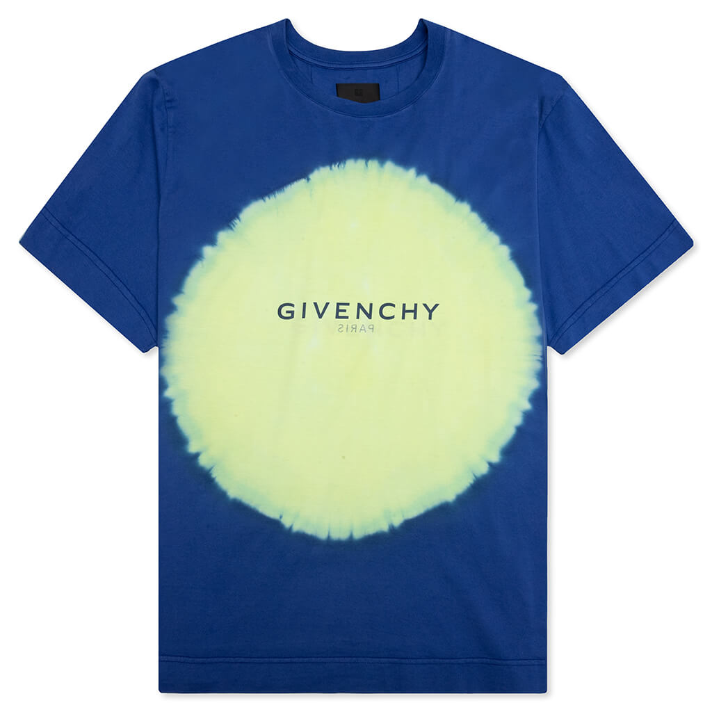 Givenchy Oversize Fit Print T-Shirt - Blue/Yellow – Feature