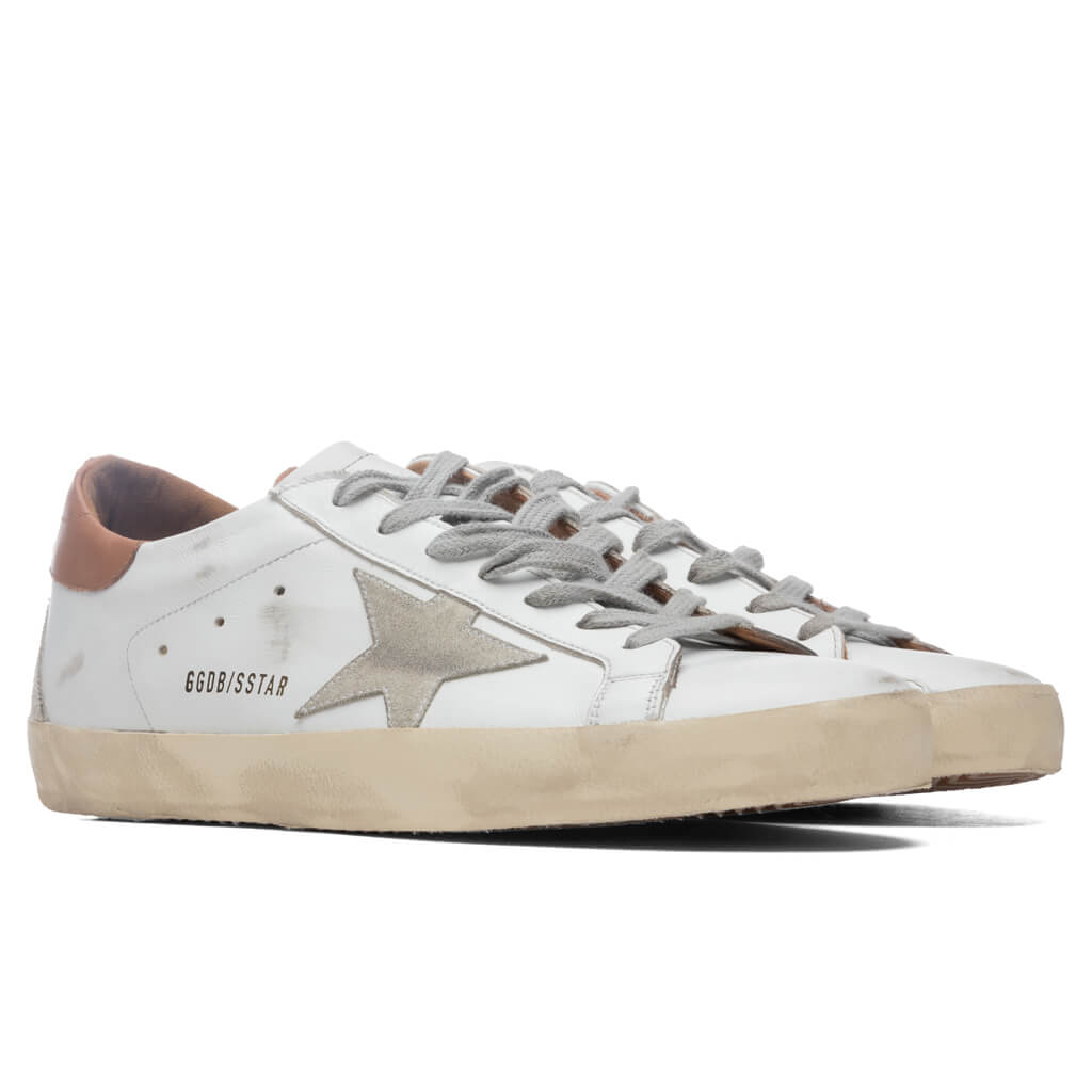 Golden Goose Superstar - Blanc/Glace/Brun clair - Feature