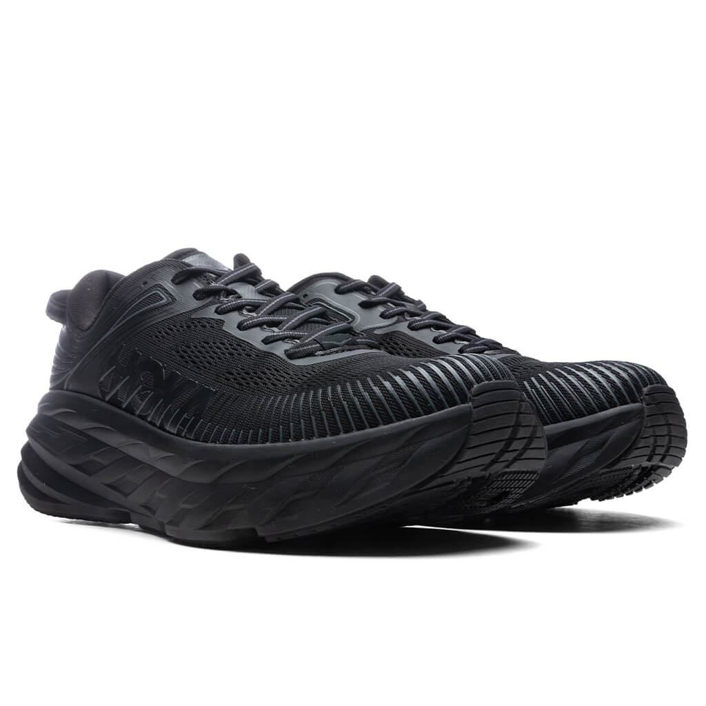 Hoka One One Bondi 7 - Black/Black – Feature