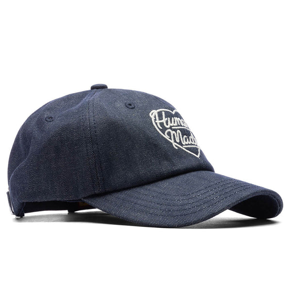 6 Panel Denim Cap - Indigo