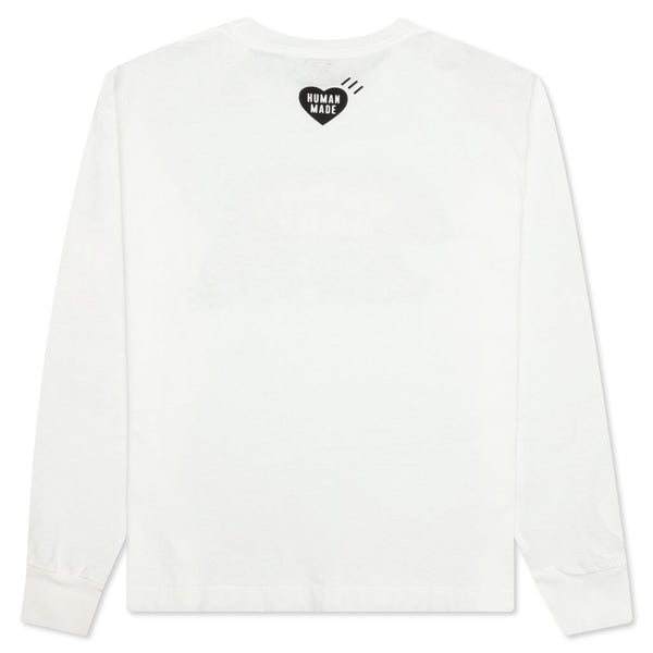 Human Made Graphic L/S T-Shirt #01 - White – Feature