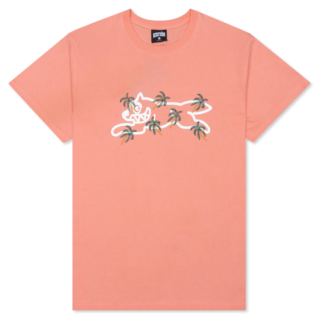 Icecream Palm S S Tee Candle Light Peach 英語 Feature