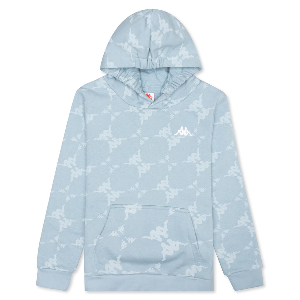 Kappa Kid's Authentic Emaios Hoodie - Light Blue/Baby Blue – Feature