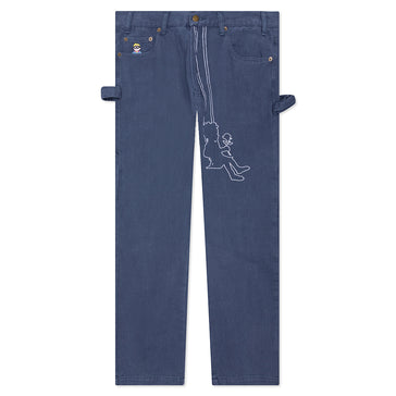 KidSuper Blue Face Jeans