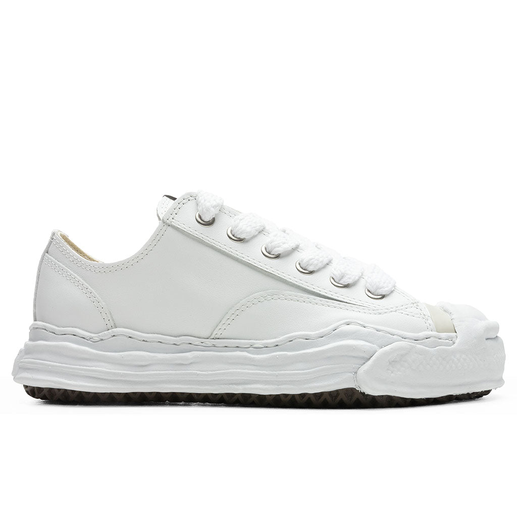 Maison Mihara Yasuhiro Hank Low OG Sole Toe Cap Leather Sneaker - Whit ...